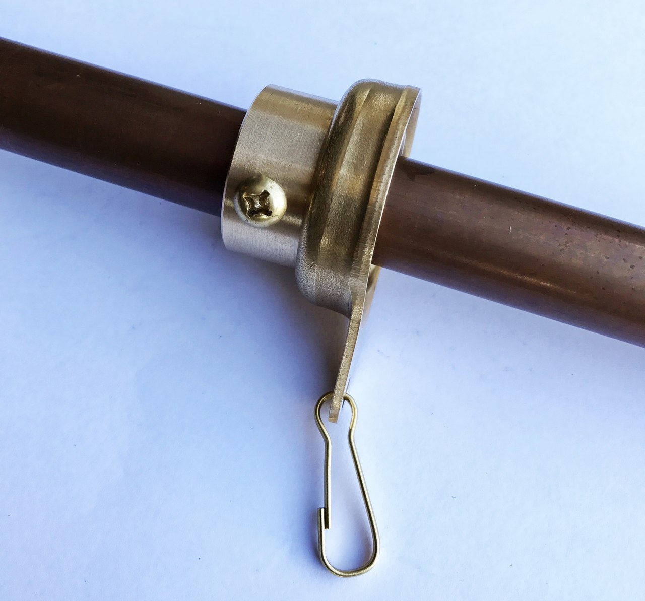 Non Tangle Flagpole Swivel / Rotationsring, Messing Spinner mit rostfreiem Stahllager - 1 ', Packung von 2 - Importiert
