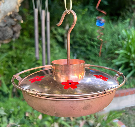 Reines Kupfer-Kolibri-Feeder