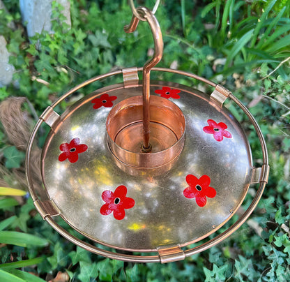 Reines Kupfer-Kolibri-Feeder