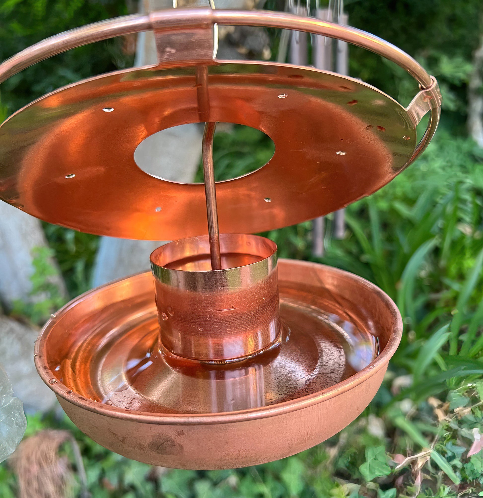 Reines Kupfer-Kolibri-Feeder