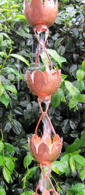 Regenkette Lotus Lilie (2-ft Verlängerung)